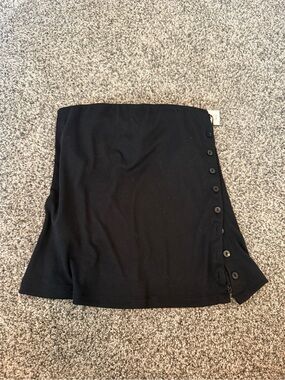 Black Abercrombie Tube Top | Ribbed